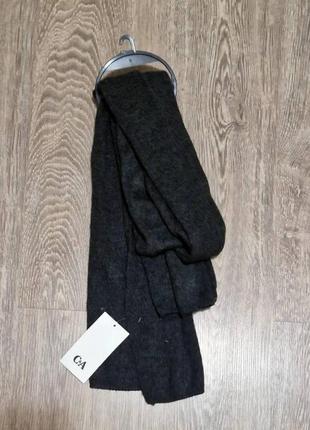 C&a.німеччина шарф сірий 140х40