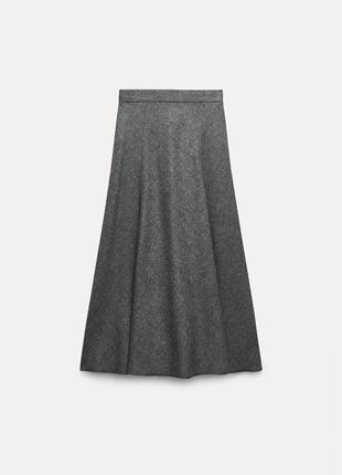 Широкая юбка zw collection на основе шерсть6 фото