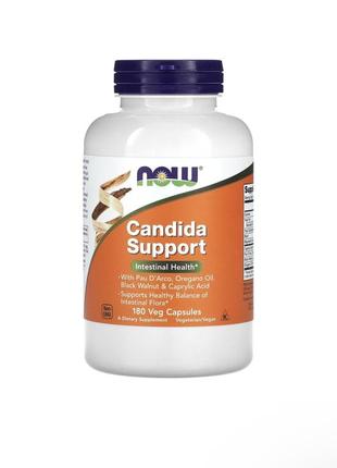 Candida support - 180 капсул - now foods