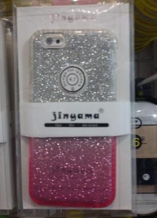 Чохол бампер для iphone 6/6s з блискітками