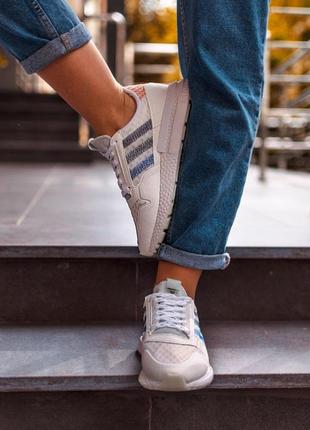 Adidas zx500 в білому кольорі жіночі кросівки адідас (36-41)3 фото