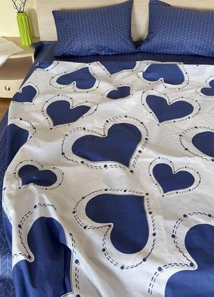 Комплект постельного белья с сердечками2 фото