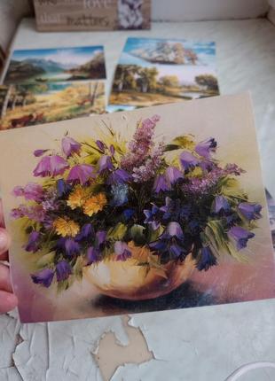Картина натюрморт живопис квіти репродукція вінтаж8 фото