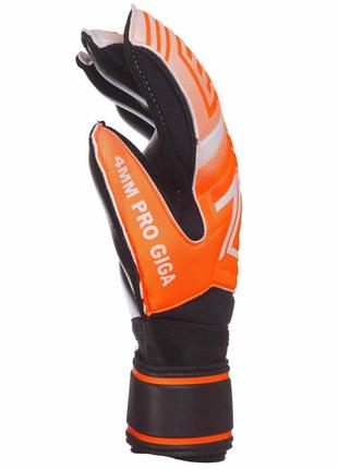 Перчатки вратарские с защитой пальцев pro giga с чехлом sp-sport fb-927 салатовый6 фото