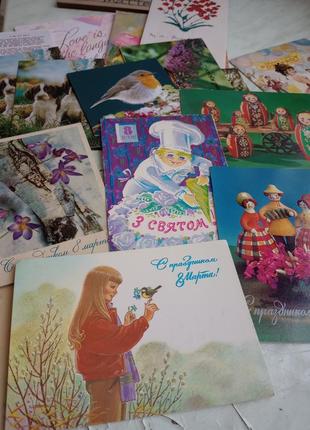 Старинные открытки коллекция винтажные открытки  ссср пейзаж1 фото