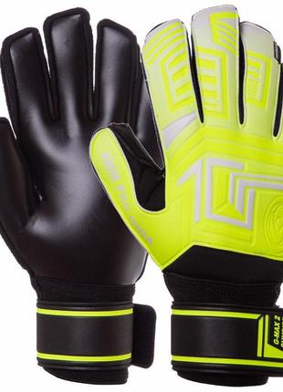 Перчатки вратарские с защитой пальцев pro giga с чехлом sp-sport fb-927 оранжевый6 фото