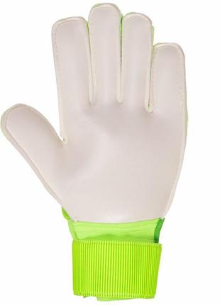 Перчатки вратарские с защитой пальцев flyden sp-sport fb-911 (размер 8,9,10) салатовый3 фото