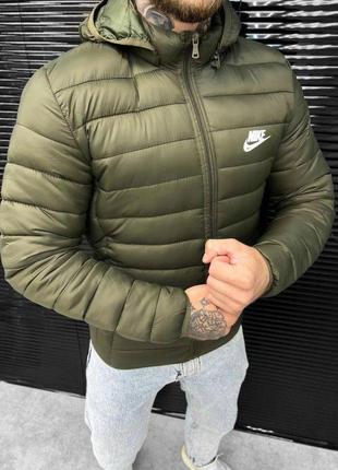 Куртка back nike олива ол7282