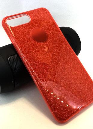 Чохол для iphone 7, 8 se 2020 накладка на бампер захисний силіконовий glitter