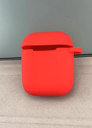 Чохол для airpods silicone case силіконовий червоний