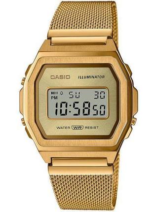 Casio vintage iconic a1000mg-9ef унісекс наручний годинник новий!!!1 фото