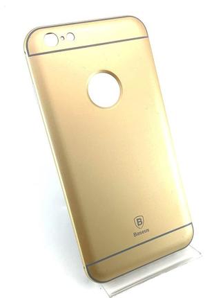 Чохол для iphone 6 plus, 6s plus накладка baseus протиударний бампер золотий