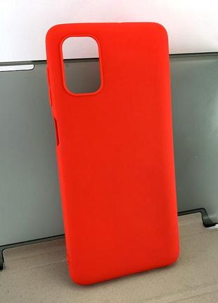 Чохол для samsung galaxy m51, m515 накладка захисний силіконовий case червоний