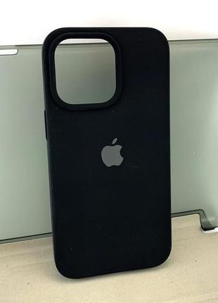 Чехол на iphone 13 pro накладка бампер silicone case full силиконовый original черный