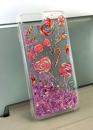 Чехол для iphone 7 plus, 8 plus  накладка 3d aqua case противоударный силиконовый