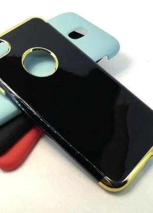 Чохол для iphone 7, 8 накладка на бампер захисний силіконовий remax jet black