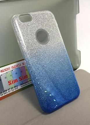 Чохол для iphone 6 6s накладка на бампер протиударний remax glitter силіконовий gradient