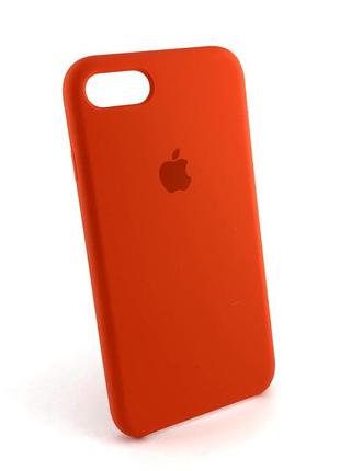 Чохол для iphone 7, 8 se 2 2020 накладка на бампер протиударний original soft touch помаранчевий