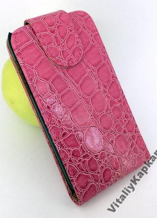 Чохол книжка протиударний croco case для samsung s4 mini, i9190