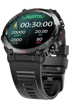 Смарт-годинник smart storm black, чоловічі наручний, багатофункціональний, oled екран, device clock1 фото
