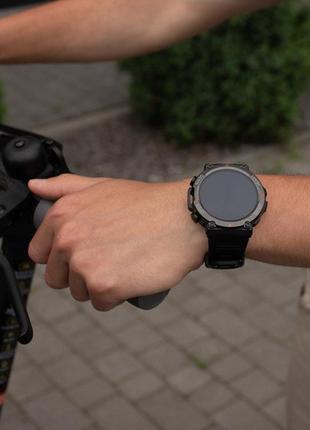 Смарт-годинник smart storm black, чоловічі наручний, багатофункціональний, oled екран, device clock7 фото