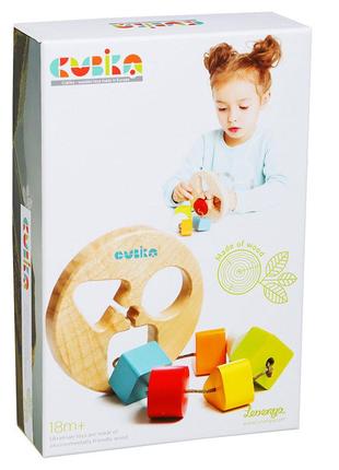 Сортер деревянный круглый детский cubika  lt-1 14361