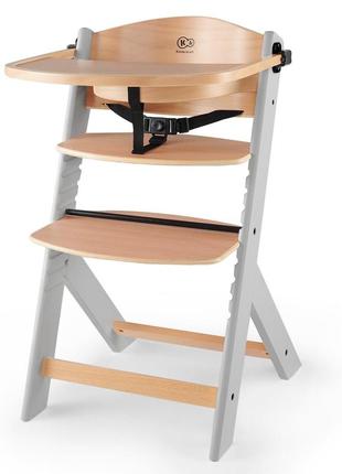 Стульчик для кормления kinderkraft enock gray wood (kkkenocgry0000)