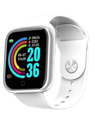 Smart watch y68 смарт-часы подсчет калорий шагомер цветной экран4 фото