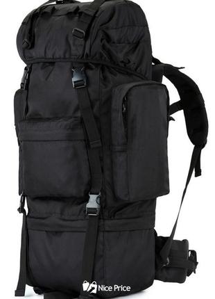 Туристический походный рюкзак с каркасом eagle a21 black (8147)1 фото