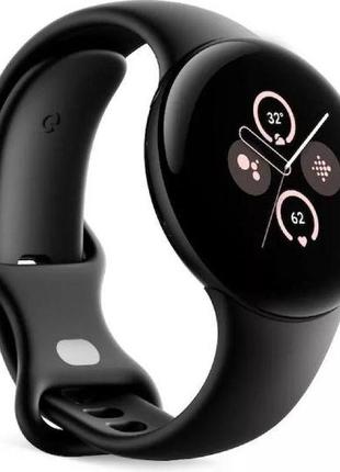 Google pixel watch 2 bluetooth смарт-годинник з матовим чорним ремінцем obsidian нові!!!