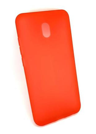 Чехол для xiaomi redmi 8a накладка latex бампер противоударный красный