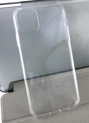 Чохол на iphone 11 pro max накладка на бампер протиударний ultra thin прозорий