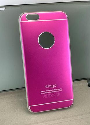 Чехол для iphone 6 iphone 6s накладка бампер противоударный elago розовый
