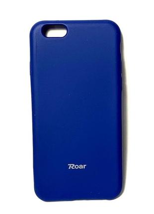 Чехол для iphone 6 6s накладка бампер противоударный roar синий