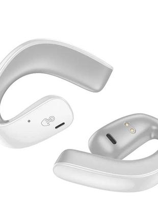 Наушники беспроводные bluetooth 5.3 hoco eq4 graceful true wireless bt headset white2 фото