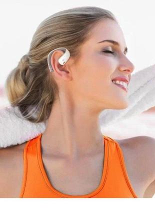 Наушники беспроводные bluetooth 5.3 hoco eq4 graceful true wireless bt headset white3 фото