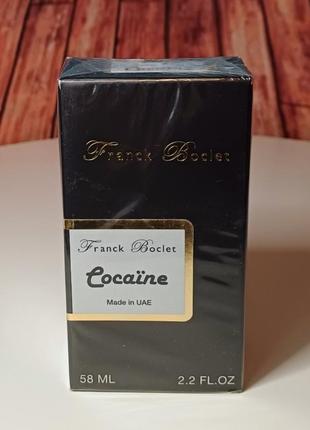 Парфюм Franck boclet cocaine 100 ml perfume унисекс, 58 мл