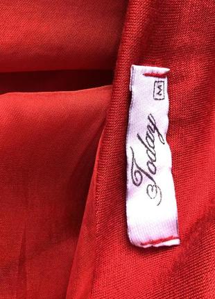 Красная,шёлк блуза реглан,рубаха,италия,этно бохо стиль8 фото