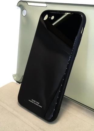 Чохол для iphone 7, 8 se 2020 накладка на бампер протиударний glass case