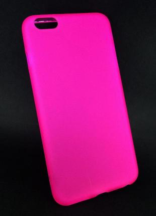 Чехол для iphone 6 plus, 6s plus накладка бампер противоударный силиконовый remax розовый