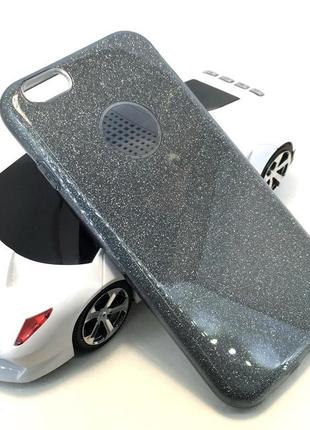 Чохол для iphone 6 6s накладка на бампер протиударний remax glitter силіконовий