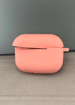 Чехол для airpods pro silicone case силиконовый розовый