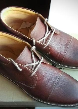 Ботинки clarks grandin top. новые, в фирменной коробке. оригинал!