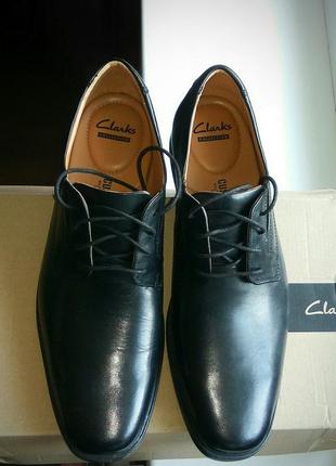 Туфли дерби clarks tilden plain. новые, фирменной коробке. оригинал! р. 454 фото