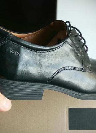 Туфли дерби clarks tilden plain. новые, фирменной коробке. оригинал! р. 455 фото