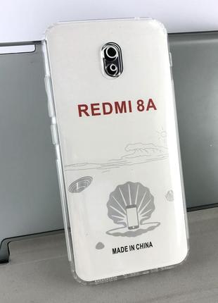 Чехол для xiaomi redmi 8a накладка бампер противоударный ou transparent