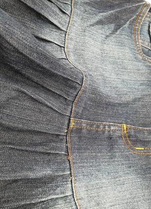 Джинсовая юбка для девочки подростка mudd jeans синяя4 фото