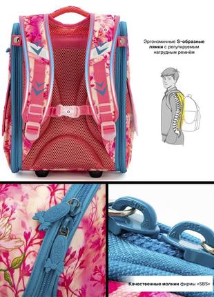 Ранець шкільний для дівчаток skyname 2074 || дитячий рюкзак для школи5 фото