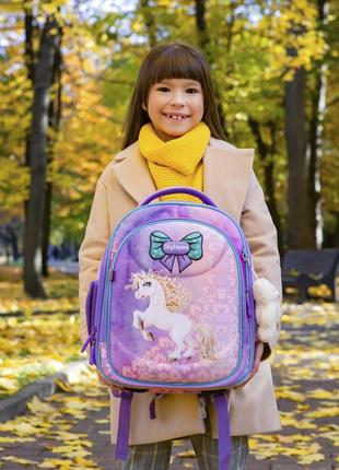 Рюкзак  шкільний для дівчаток skyname r4-410 || дитячий рюкзак для школи5 фото