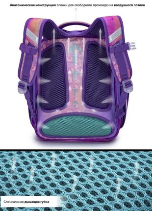 Рюкзак  шкільний для дівчаток skyname r4-410 || дитячий рюкзак для школи8 фото